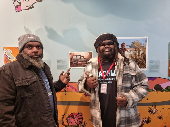 Daniel with his farther, Selwyn